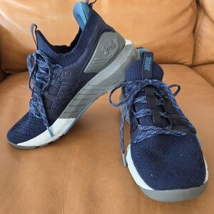 Under Armour Men's Navy Project Rock 3 HOVR Athletic Shoes
